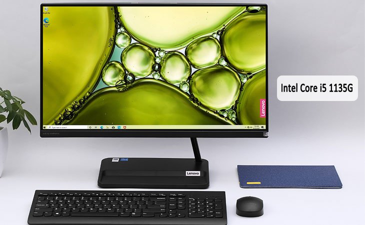 Máy tính Lenovo IdeaCentre AIO 3 24ITL6 với chip Intel Core i5