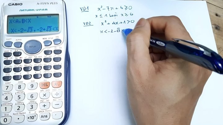 Cách Bấm Máy Tính Giải Phương Trình Lớp 10 Đầy Đủ Nhất