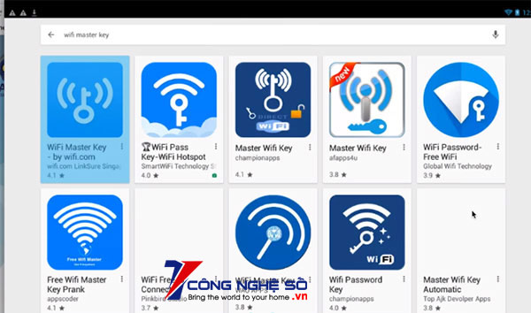 Tìm kiếm ứng dụng WiFi Master Key trên BlueStacks