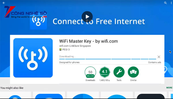 Kiểm tra dữ liệu ứng dụng WiFi Master Key