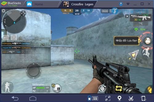 Chơi game Đột Kích trên máy tính: Giao diện chiến đấu cơ bản