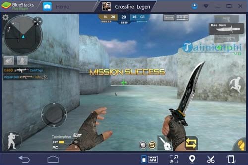 Chơi game Đột Kích trên máy tính: Thông báo chiến thắng Mission Success