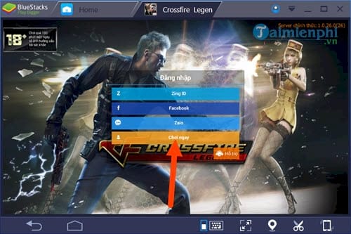Chơi game Đột Kích trên máy tính: Lựa chọn phương thức đăng nhập