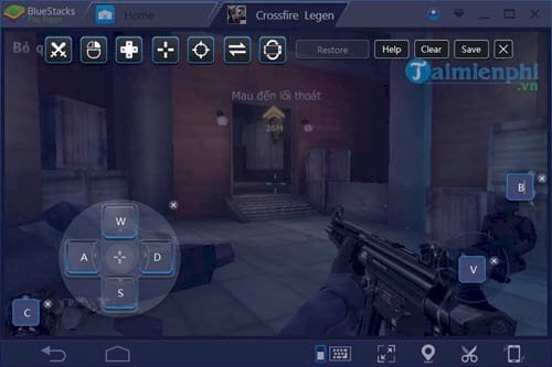 Chơi game Đột Kích trên máy tính: Cấu hình keymap cho Crossfire Legends trên giả lập