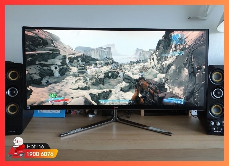 Màn hình lớn mở rộng tầm nhìn khi mua máy tính chơi game