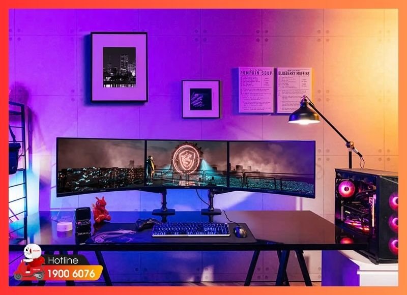 Trải nghiệm chơi game với màn hình cong 1000R khi mua máy tính chơi game