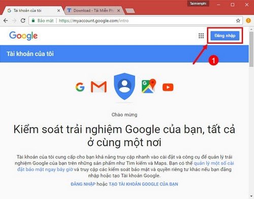 Đăng nhập vào trang quản lý tài khoản Google để thoát từ xa