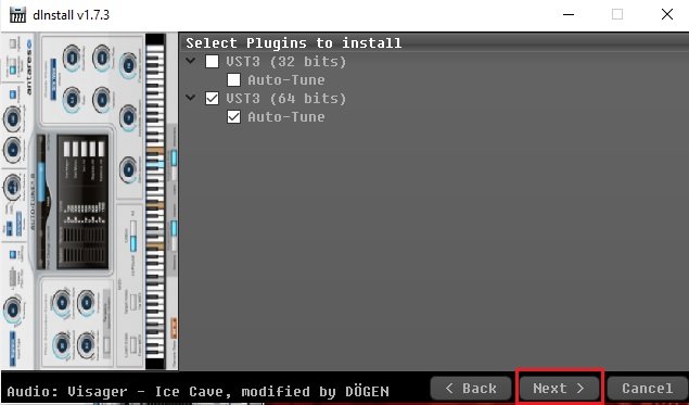 Lựa chọn phiên bản Auto-Tune 32-bit hoặc 64-bit