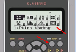 Cách giải phương trình trên máy tính Casio FX 580VNX