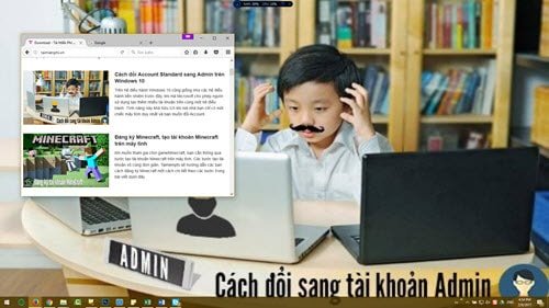 Kết quả sau khi đặt ảnh mạng làm hình nền máy tính thành công