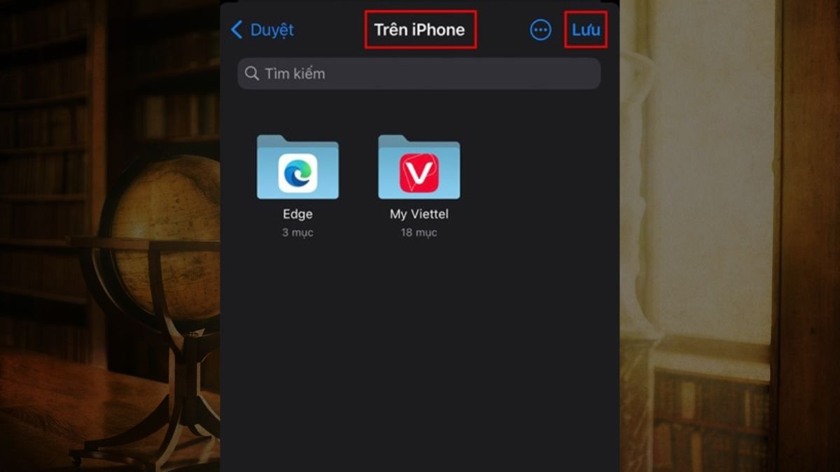 Cách lưu ảnh từ Google Drive vào ứng dụng Tệp trên điện thoại iPhone