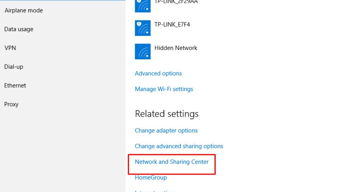 Cách phát wifi từ máy tính Win 7 bước 1