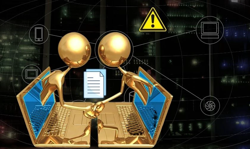 Lưu ý quan trọng khi share dữ liệu giữa hai máy tính