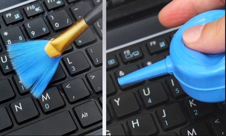 Vệ sinh và kiểm tra phần cứng để khắc phục bàn phím máy tính bị loạn chữ hoặc liệt phím