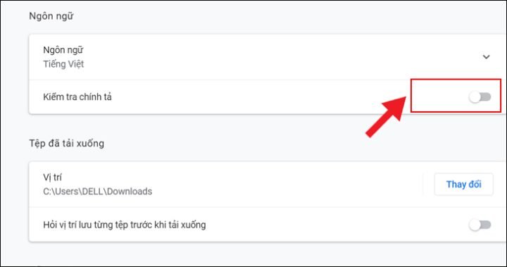 Tắt kiểm tra chính tả trong Chrome để tránh xung đột với bộ gõ, khắc phục bàn phím máy tính bị loạn chữ