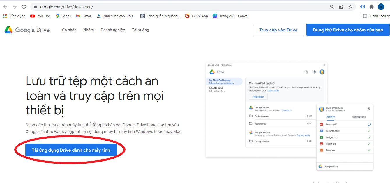 Hướng Dẫn Chi Tiết Cách Tạo Google Drive Trên Máy Tính