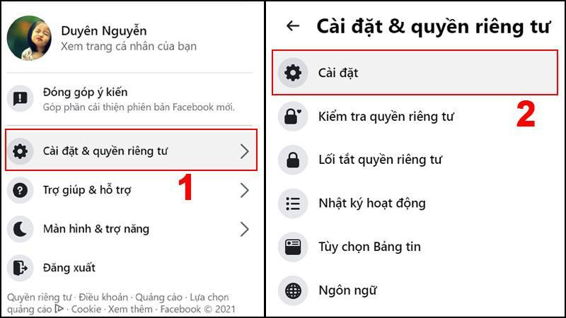 cách tắt âm thanh facebook và messenger