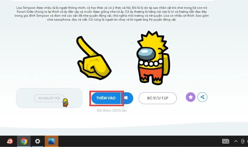 thêm con trỏ chuột trên google chrome
