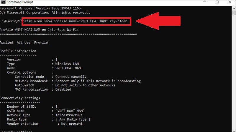 Cách Xem Pass Trên Máy Tính: Lệnh xem mật khẩu Wifi qua CMD