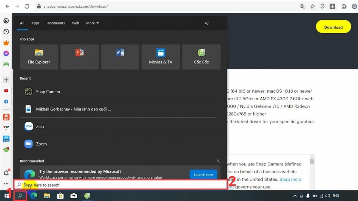 cách xóa snap camera