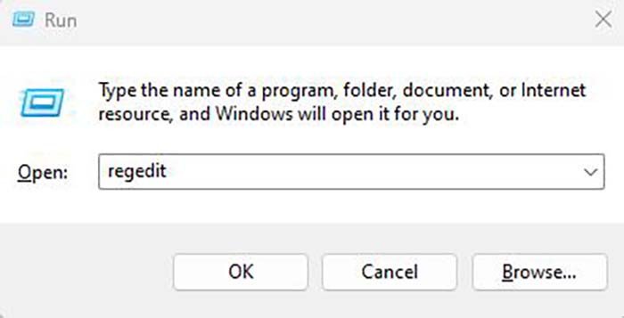 Sao lưu Registry trước khi chỉnh sửa
