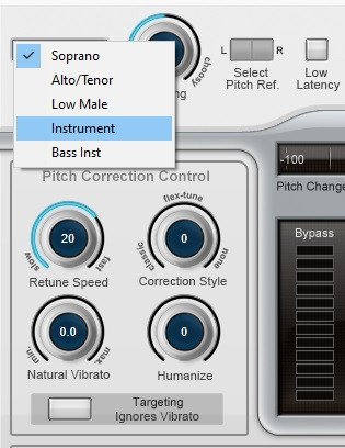 Cài đặt Input Type trong Auto Mode của Auto-Tune