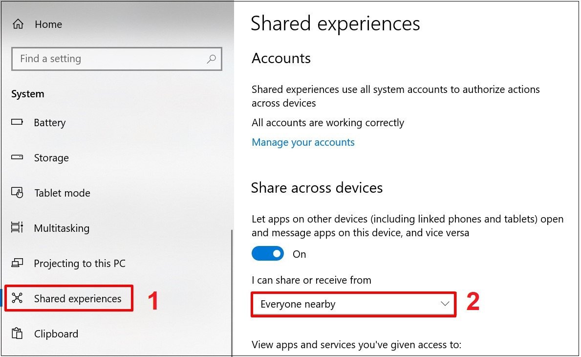 Cài đặt Shared Experiences để chia sẻ màn hình máy tính với tivi TCL không dây