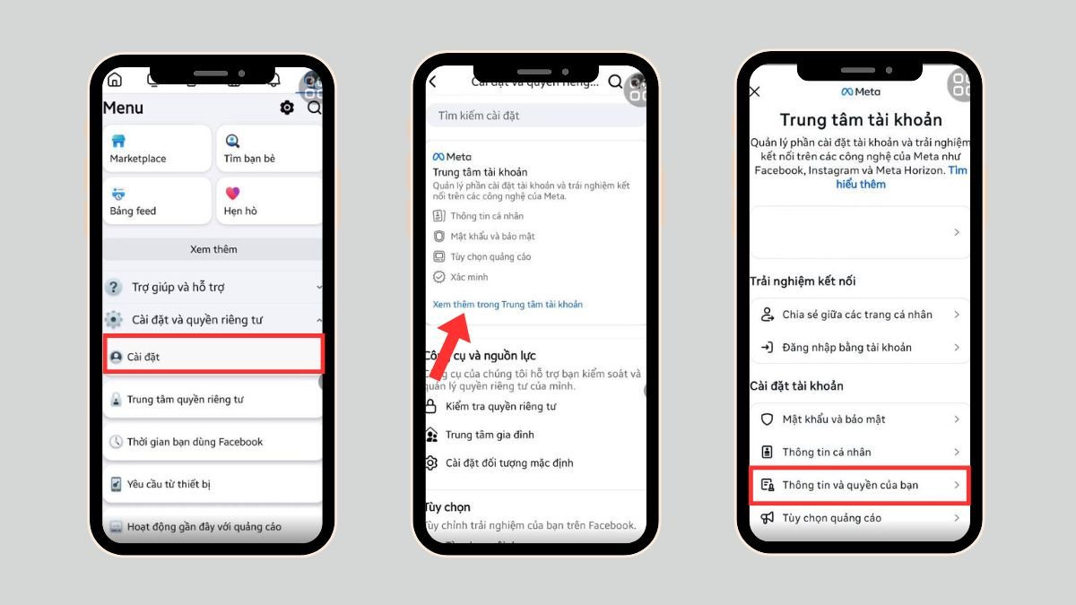 Cài đặt và quyền riêng tư khi sao lưu tin nhắn Messenger trên máy tính