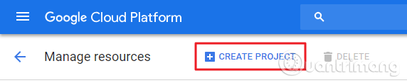 Tạo dự án mới trên Google Cloud Platform