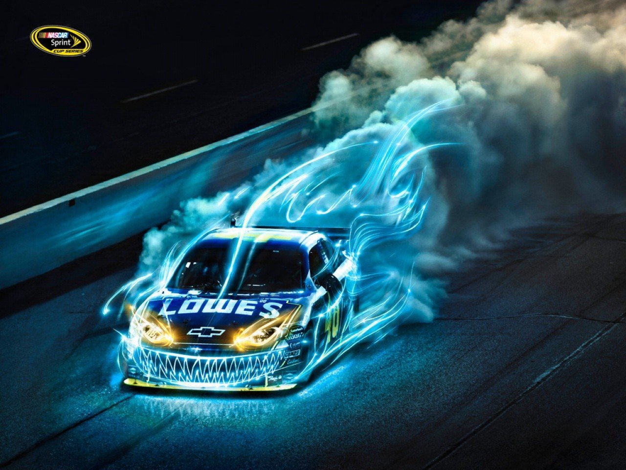 Hình nền oto đua NASCAR mạnh mẽ cho máy tính