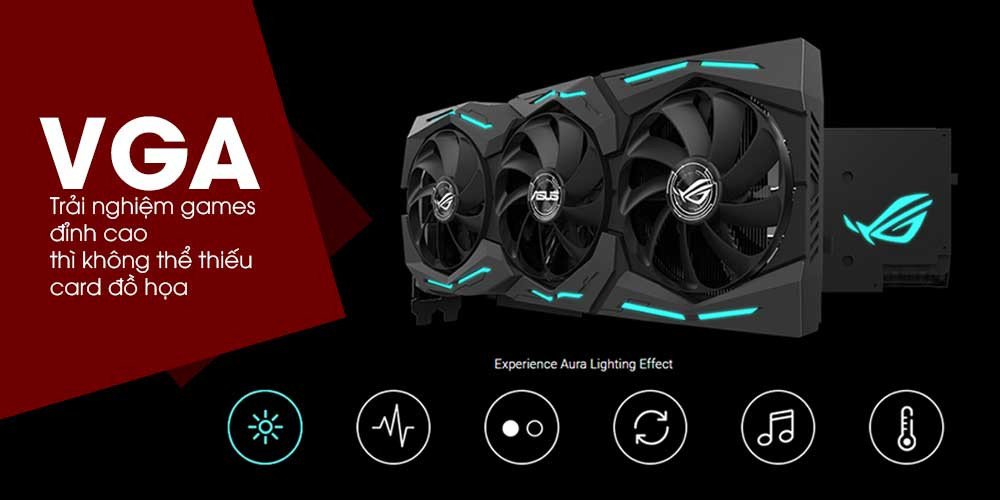 Card đồ họa VGA cho cấu hình máy tính chơi game tốt