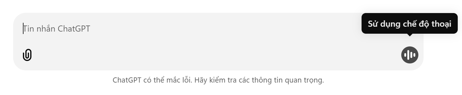 Cấp quyền sử dụng micro cho ChatGPT sau khi cài đặt trên máy tính