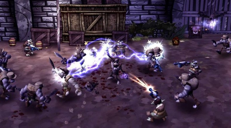 Chiến binh Deathspank cùng đồng đội trên con đường phiêu lưu trong game Deathspank Trilogy