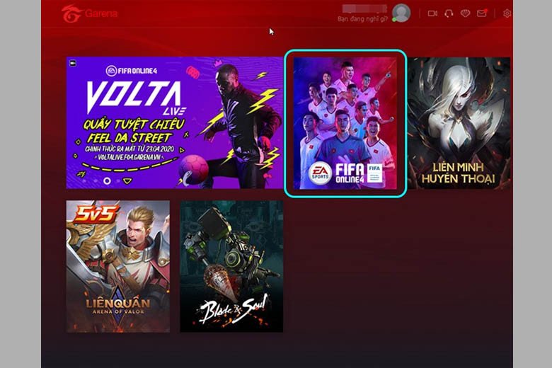 Chọn game FIFA Online 4