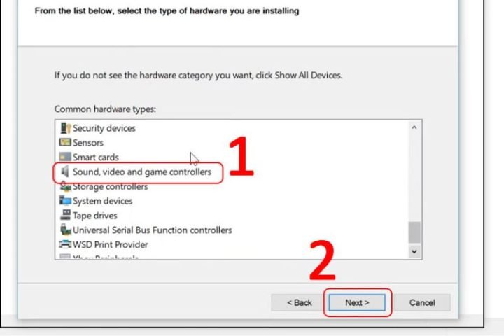 chọn tìm các thiết bị âm thanh để khắc phục lỗi kết nối loa với máy tính