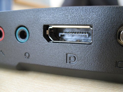 Cổng DisplayPort trên một thiết bị điện tử