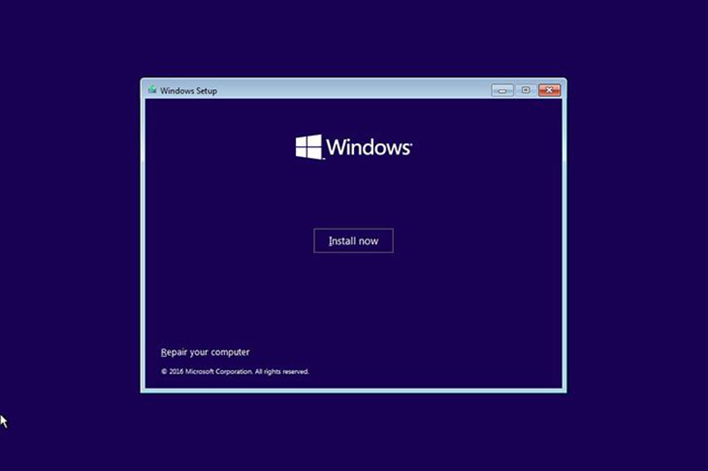 Cài đặt lại Windows bản quyền cho máy tính