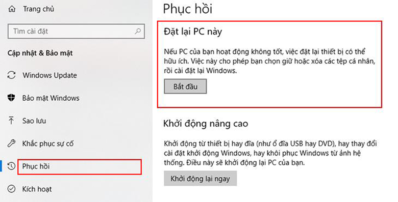 Hoàn tất cài win mới cho máy tính