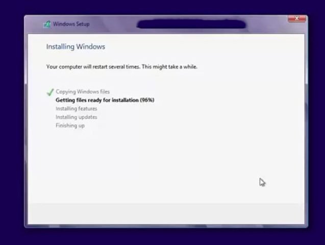 cách cài Win 8 cho máy tính: Sao chép file