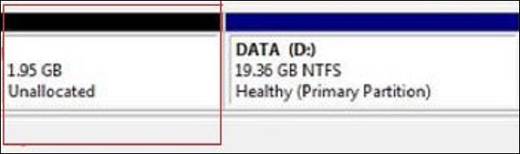 Màn hình hiển thị phân vùng ổ cứng bị cắt, cần cân nhắc trước khi mua máy tính bàn cũ