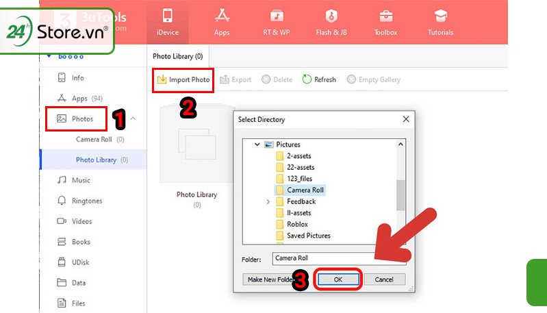 Copy áº£nh vÃ o iPhone báº±ng iTunes