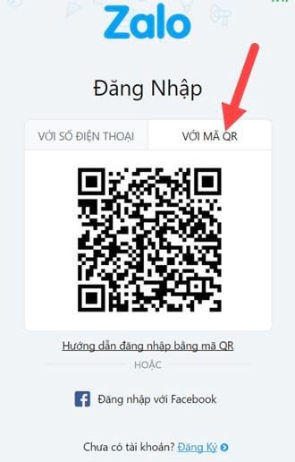 Đăng nhập Zalo PC bằng mã QR