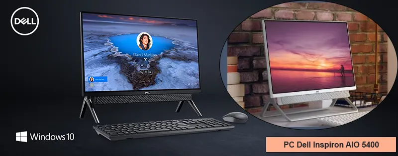 Dell Inspiron AIO 5400 với thiết kế đẹp mắt