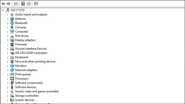 Danh sách driver trên máy tính đã cài đặt đầy đủ trong Device Manager