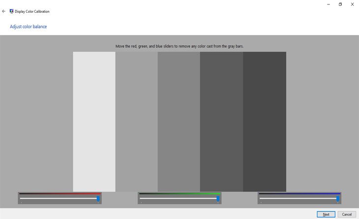 Điều chỉnh cân bằng màu sắc RGB để loại bỏ hiện tượng ám màu