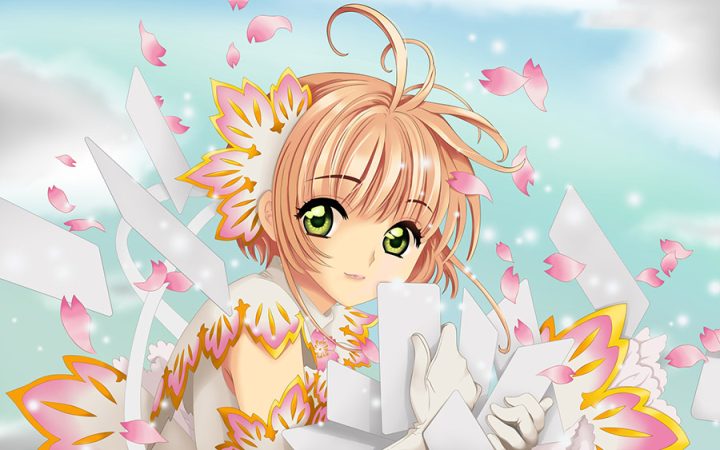 ảnh nền máy tính hoạt hình đẹp: Đôi mắt đẹp của Sakura