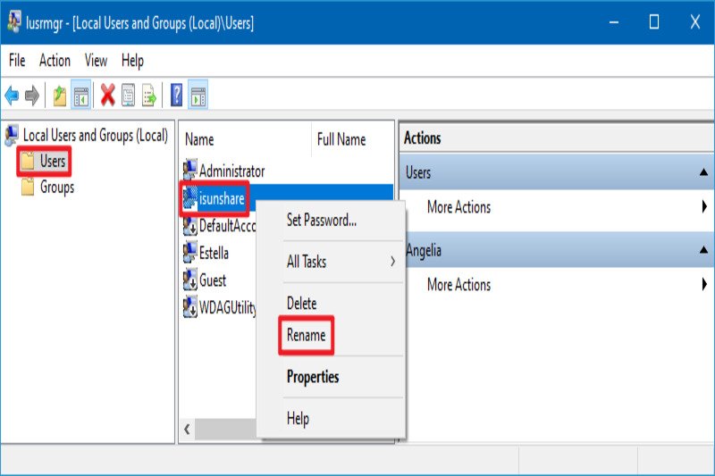 cách đổi khóa màn hình máy tính - Chọn tài khoản và Set Password