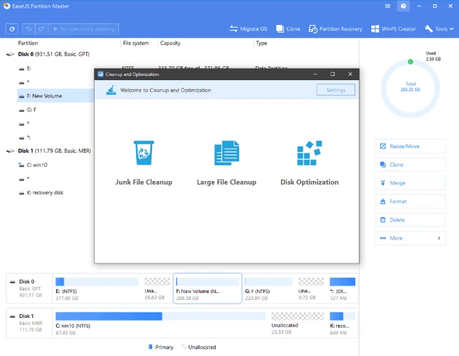cách dọn sạch thùng rác trên máy tính - Chọn Tools và nhấp vào System Optimization.