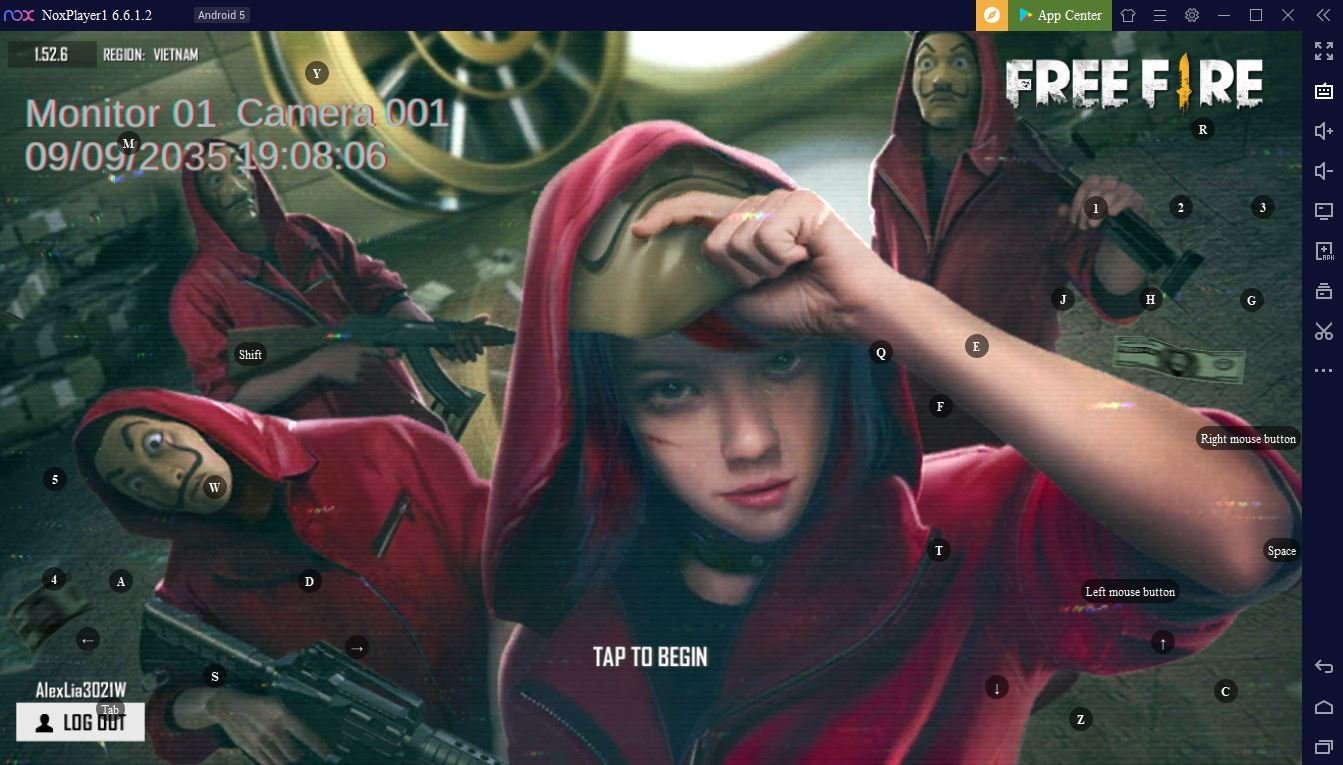 Đăng nhập Garena Free Fire trên máy tính