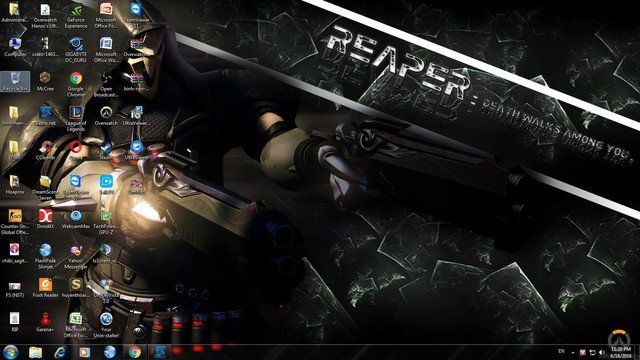 hình nền máy tính game thủ Junkrat Overwatch